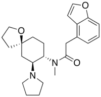 Chemical structure of Enadoline.