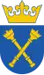 Coat of arms of the Jagiellonian University, two scepters in saltire