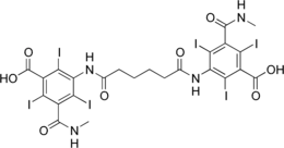 Skeletal formula of iocarmic acid
