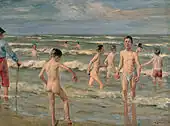 Max Liebermann, Bathing Boys, 1900