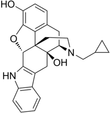 Chemical structure of Naltrindole.
