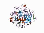 1ad8: COMPLEX OF THROMBIN WITH AND INHIBITOR CONTAINING A NOVEL P1 MOIETY
