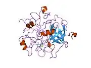1dwb: CRYSTALLOGRAPHIC ANALYSIS AT 3.0-ANGSTROMS RESOLUTION OF THE BINDING TO HUMAN THROMBIN OF FOUR ACTIVE SITE-DIRECTED INHIBITORS