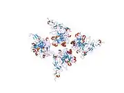 1dx5: CRYSTAL STRUCTURE OF THE THROMBIN-THROMBOMODULIN COMPLEX