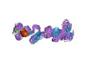 1hz8: SOLUTION STRUCTURE AND BACKBONE DYNAMICS OF A CONCATEMER OF EGF-HOMOLOGY MODULES OF THE HUMAN LOW DENSITY LIPOPROTEIN RECEPTOR