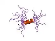 1zwe: STRUCTURE OF HUMAN PARATHYROID HORMONE FRAGMENT 4-37, NMR, 10 STRUCTURES