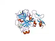 2j4i: CRYSTAL STRUCTURE OF A HUMAN FACTOR XA INHIBITOR COMPLEX