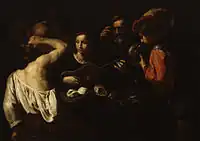 In this painting by Pietro Paolini, each individual represents one of the five senses.