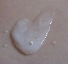 An amount of human semen of unknown quality.