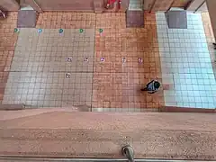 Social distancing at University of Botswana.