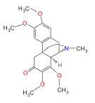 Chemical structure of stephodeline.