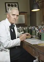 Alexander Fleming (1881–1955), known for the discovery of penicillin and lysozyme
