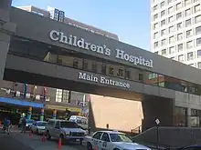 Entrance to the Boston Children's Hospital