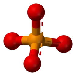 [PO4]3−Phosphate or orthophosphate