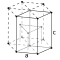 Hexagonal close packed crystal structure for zinc