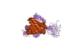 1f16: SOLUTION STRUCTURE OF A PRO-APOPTOTIC PROTEIN BAX