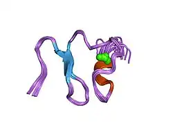 1f8z: NMR STRUCTURE OF THE SIXTH LIGAND-BINDING MODULE OF THE LDL RECEPTOR