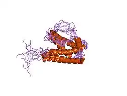 1gnc: STRUCTURE AND DYNAMICS OF THE HUMAN GRANULOCYTE COLONY-STIMULATING FACTOR DETERMINED BY NMR SPECTROSCOPY. LOOP MOBILITY IN A FOUR-HELIX-BUNDLE PROTEIN