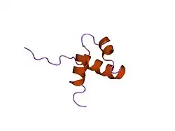 1idy: STRUCTURE OF MYB TRANSFORMING PROTEIN, NMR, MINIMIZED AVERAGE STRUCTURE