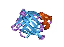 1kzx: Solution structure of human intestinal fatty acid binding protein with a naturally-occurring single amino acid substitution (A54T)