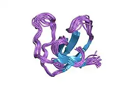 1qly: NMR STUDY OF THE SH3 DOMAIN FROM BRUTON'S TYROSINE KINASE, 20 STRUCTURES