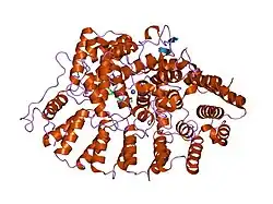 1x81: Farnesyl transferase structure of Jansen compound