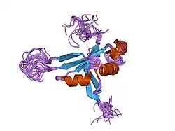 2byf: NMR SOLUTION STRUCTURE OF PHOSPHOLIPASE C EPSILON RA 2 DOMAIN