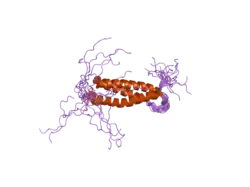 2dl1: Solution structure of the MIT domain from human Spartin