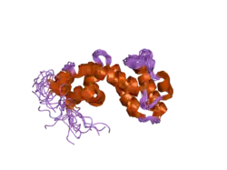2jnu: Solution structure of the RGS domain of human RGS14
