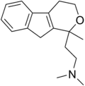 Chemical structure of pirandamine.