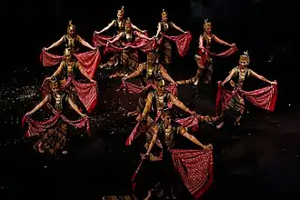 Bedhaya, a classical Javanese dance