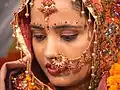 Indian bride on her wedding day