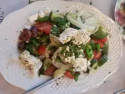 Greek horiatiki salad