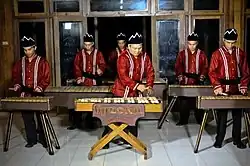 Kolintang, a traditional xylophone-like instrument from North Sulawesi