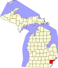 Wayne County map