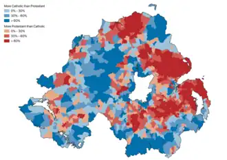 Religious Background from the 2021 censusSee also: Religion in Northern Ireland and List of districts in Northern Ireland by religion or religion brought up in