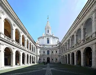 Sapienza University of Rome, Lazio. It was founded in 1303 and is as such one of the world's oldest universities, and with 122,000 students, it is the largest university in Europe.