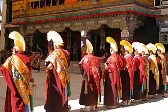 Monks at Shigatse