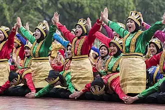 Saman, a traditional dance from Aceh