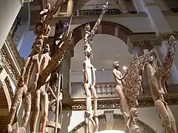 Bisj pole, wooden funerary poles from Papua