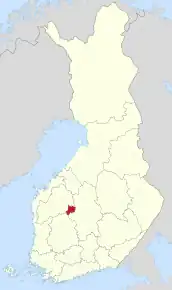 Poziția localității Ähtäri