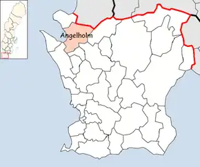 Localizarea comunei în cadrul comitatului