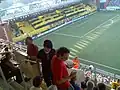 Imagine din tribuna de est