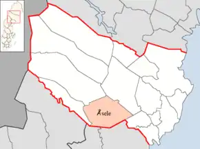 Localizarea comunei în cadrul comitatului