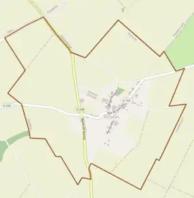 Poziția localității Écoivres