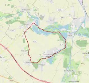 Poziția localității Écourt-Saint-Quentin