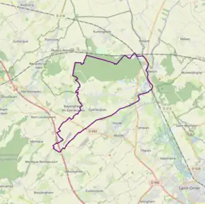 Poziția localității Éperlecques