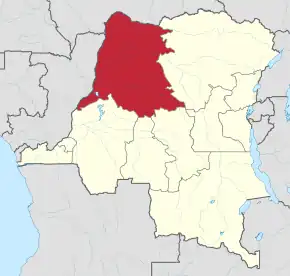 Poziția localității Provincia Équateur