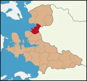 Poziția localității Aliağa