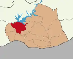 Poziția localității Bozova